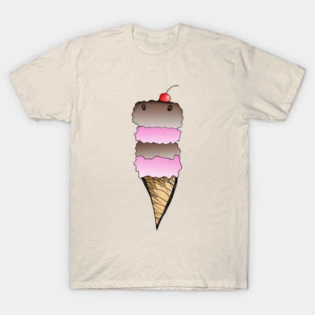 Ice Cream T-Shirt by IanWylie87